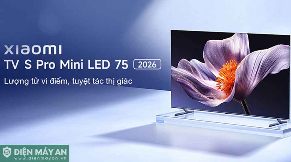Google Tivi Xiaomi 4K 75 Inch S Mini LED 2026 L75MC-SSEA